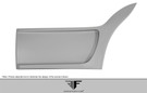 AF-3 2008-2014 BMW X6 X6M AF-3 Wide Body Rear Door Caps ( GFK ) - 2 Piece (S) - 107933