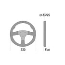 Sparco Steering Wheel R330 Suede spa015R330CSO