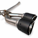 Fabspeed Supersport Exhaust w/ Dual Tips Titanium Finish Mercedes-Benz AMG G63 2019+