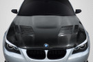 Carbon Creations 2004-2010 BMW 5 Series E60 4DR GTR Look Hood - 1 Piece - 112332