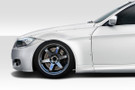 Duraflex 2006-2011 BMW 3 Series E90 4DR HX Wide Body Front Fender Flares - 2 Piece - 116623