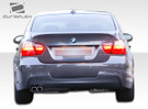 BMW 3 Series E90 4DR Duraflex M-Tech Rear Bumper Cover (single exhaust) - 1 Piece - 103580
