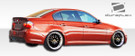 BMW 3 Series E90 4DR Duraflex M-Tech Rear Bumper Cover (single exhaust) - 1 Piece - 103580