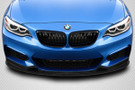 Carbon Creations 2014-2021 BMW 2 Series F22 F23 3DS Front Lip Under Spoiler - 1 Piece ( M Sport Bumper Only ) - 116988