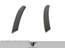 AF-3 2011-2016 BMW 5 Series F10 4DR Carbon Rear Add Ons Spat Extensions ( CFP ) - 2 Piece (S) - 108607