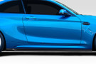 AF-1 2016-2021 BMW M2 F87 Side Skirts (GFK) - 2 Piece (S) - 117884