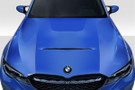 Duraflex 2019-2022 BMW 3 Series G20 CS Look Hood - 1 Piece - 116751