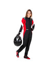 Sparco Suit Competition Lady 48 Black/Red spa001144L48NRRB