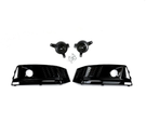 German Car Accessories 2017-2020 Audi RS4 Style Fog Light Grilles B9 A4/S4
