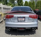 German Car Accessories 2013-2016 Audi A4/S4 Carbon Fiber KB Style Diffuser with LED Brake Light B8.5 A4/S4