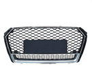 German Car Accessories 2017-2020 Audi RS4 Style Honeycomb Grille with Lower Mesh B9 A4/S4