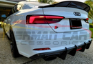 German Car Accessories 2018-2019 Audi A5/S5/RS5 Renntech Style Carbon Fiber Trunk Spoiler B9