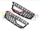 German Car Accessories 2013-2017 Audi RS5 Style Fog Light Grilles B8.5 A5/S5