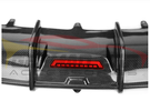 German Car Accessories 2016-2018 Audi A6/S6 Carbon Fiber Aggressive KB Style Diffuser with LED Brake Light C7.5 A6/S6