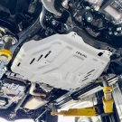 RIVAL Aluminum Transmission Catalytic Converter Skid Plate 2024-2026 Toyota Tacoma Hybrid 2024-2026 Toyota Land Cruiser 2025-2026 Toyota 4Runner Hybrid 2022-2026 Toyota Tundra Hybrid 2022-2026 Toyota Sequoia rll2333.9569.3.6