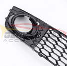 German Car Accessories 2009-2012 Audi RS4 Style Fog Light Grilles B8 A4/S4