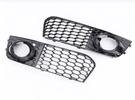 German Car Accessories 2009-2012 Audi RS4 Style Fog Light Grilles B8 A4/S4
