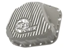 aFe POWER Street Series Rear Differential Cover Raw w/ Machined Fins for Ford Diesel Trucks 23-25 V8 afe46-71490A