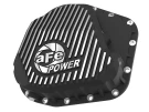aFe POWER Pro Series Rear Differential Cover Black w/ Machined Fins for Ford Diesel Trucks 23-25 V8  afe46-71490B