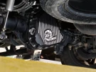 aFe POWER Pro Series Rear Differential Cover Black w/ Machined Fins for Ford Diesel Trucks 23-25 V8  afe46-71490B