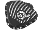 aFe POWER Pro Series Rear Differential Cover Black w/ Machined Fins for Ford Diesel Trucks 23-25 V8  afe46-71490B