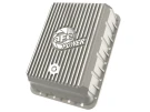aFe POWER Street Series Transmission Pan Raw w/ Machined Fins for RAM 3500 13-24 L6-6.7L (td) afe46-71500A