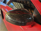 German Car Accessories 2007-2012 Audi R8 Carbon Fiber Mirror Caps Gen 1MK1 Pre Facelift