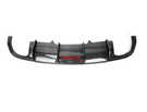 German Car Accessories 2017-2020 Audi A4/S4 Carbon Fiber KB Style Diffuser with LED Brake Light B9