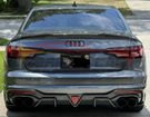 German Car Accessories 2020+ Audi A4 Carbon Fiber Rear Diffuser with LED Brake Light B9.5