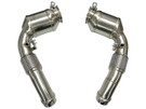 MAD BMW 2024+ X5M X6M M5 F95 LCI F96 LCI G90 G99 Competition S68 Primary Downpipes Catted no CEL - MAD-153
