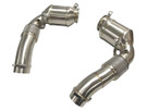 MAD BMW 2024+ X5M X6M M5 F95 LCI F96 LCI G90 G99 Competition S68 Primary Downpipes Catted no CEL - MAD-153