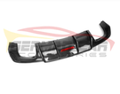 German Car Accessories 2017-2020 Audi A3/S3 Carbon Fiber KB Style Diffuser with LED Brake Light 8V.5