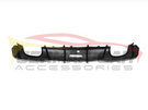 German Car Accessories 2019+ Audi A7/S7 Carbon Fiber KB Style Diffuser with LED Brake Light C8