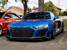 German Car Accessories 2019-2024 Audi R8 Carbon Fiber Front Lip MK2 Gen 2 Facelift