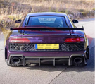 German Car Accessories 2019-2024 Audi R8 GT Style Carbon Fiber Rear Diffuser MK2 Gen 2 Facelift