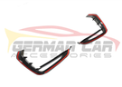 German Car Accessories 2020-2024 Audi RSQ8 Carbon Fiber Upper Front Bumper Splitters