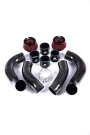 RENNELEMENT G90/G99 M5 3.5” Dry Carbon Fiber Front Mount Intake System