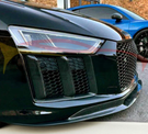 German Car Accessories 2016-2018 Audi R8 Carbon Fiber Front Bumper Air Vent Trim MK2
