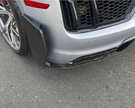 German Car Accessories 2016-2018 Audi R8 GT Style Carbon Fiber Rear Bumper Canards MK2