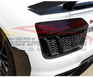 German Car Accessories 2016-2018 Audi R8 Carbon Fiber Rear Bumper Air Vent Trim MK2