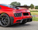 German Car Accessories 2016-2018 Audi R8 GT Style Carbon Fiber Rear Diffuser MK2