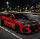 German Car Accessories 2019+ Audi A7/S7/RS7 V Style Carbon Fiber Hood C8