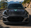 German Car Accessories 2019+ Audi A7/S7/RS7 Glass Engine Cover V1 Style Carbon Fiber C8