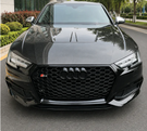 German Car Accessories 2017-2025 Audi A4/S4/RS4 V2 Style Carbon Fiber Hood B9/B9.5