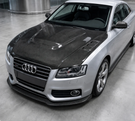 German Car Accessories 2008-2012 Audi A5/S5/RS5 V Style Carbon Fiber Hood B8
