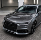 German Car Accessories 2012-2018 Audi A7/S7/RS7 V Style Carbon Fiber Hood C7/C7.5