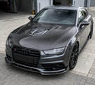 German Car Accessories 2012-2018 Audi A7/S7/RS7 Glass Engine Cover Style Carbon Fiber Hood C7/C7.5
