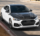 German Car Accessories 2018-2024 Audi A5/S5/RS5 D Style Carbon Fiber Hood B9/B9.5