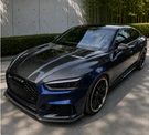 German Car Accessories 2018-2024 Audi A5/S5/RS5 Glass Engine Cover Carbon Fiber Hood B9/B9.5