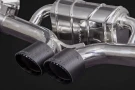 Capristo Exhaust Porsche 992 GT3/RS - SET: 250 Cell Sport Cat Headers + Valved Exhaust, Exhaust Tips (OE Actuators)